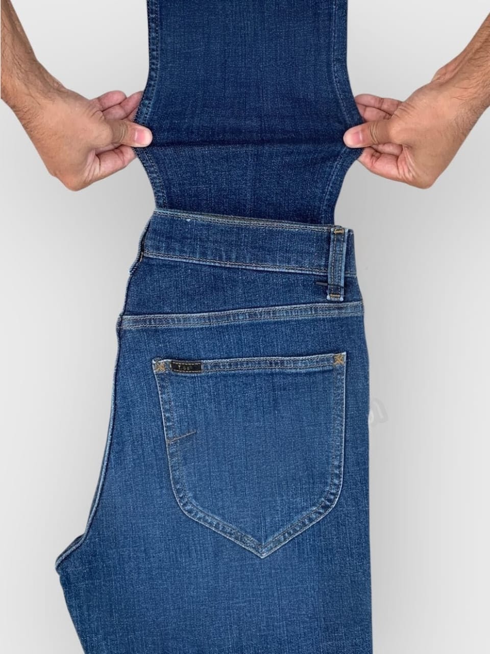 Men's Slim Tapered Fit Dark Blue Jeans