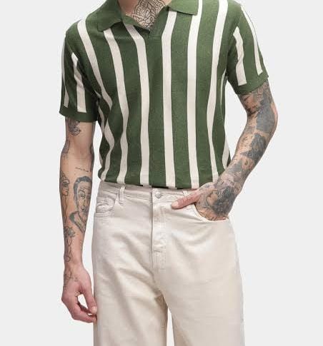 Old Money shirts Green and White