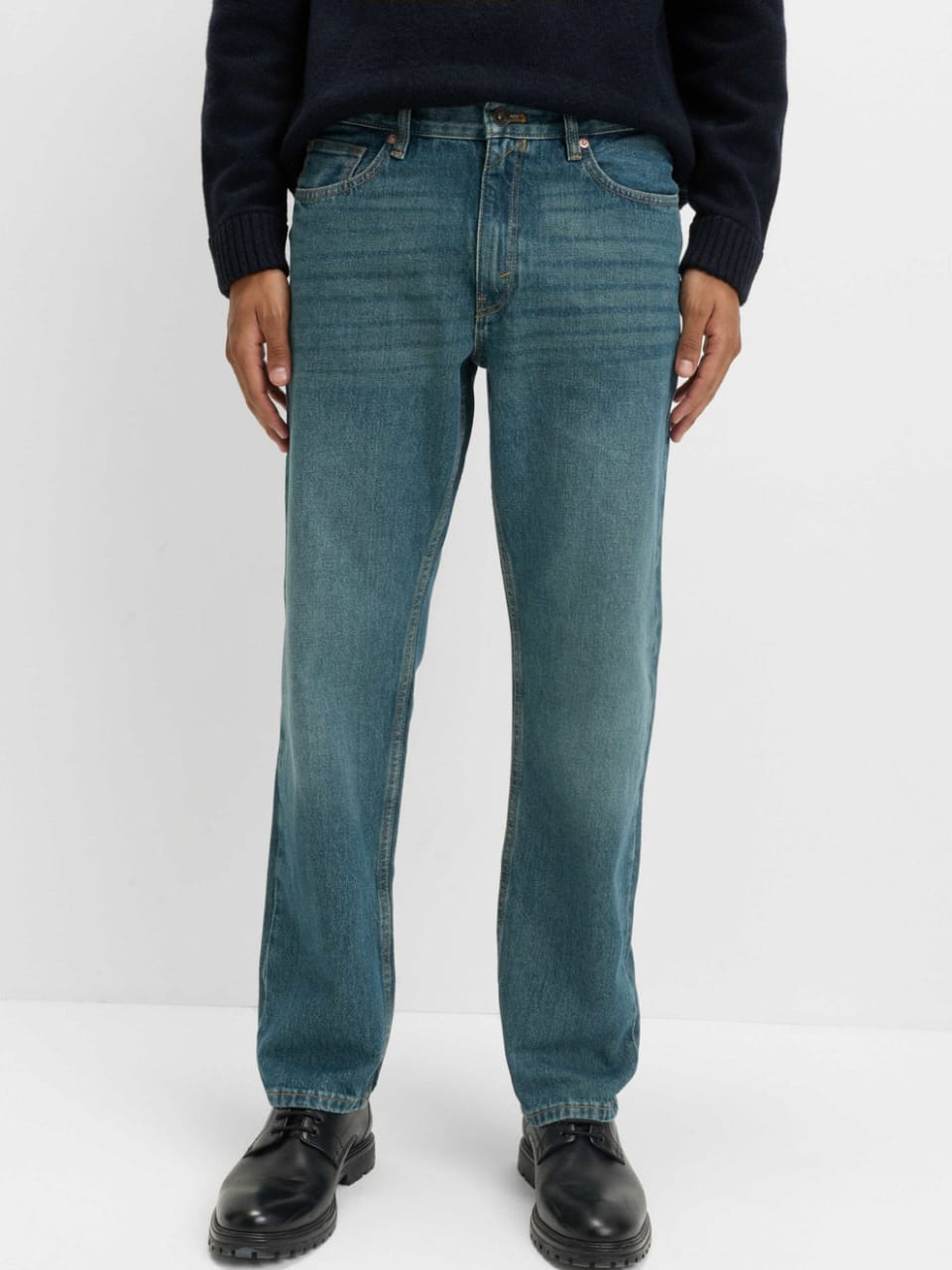 Men's Straight Fit Vintage Tinted Jeans