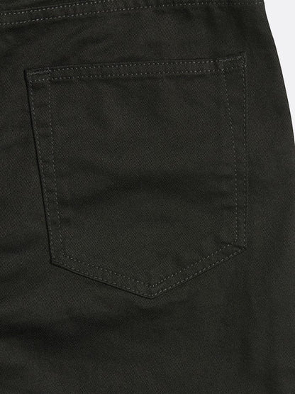 Men's Regular Fit Jet Black Jeans